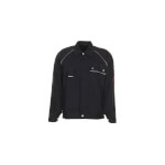 Planam Bundjacke Canvas 320 schwarz Arbeitsjacke mit Reflexbiesen und verdeckter Druckknopfleiste