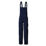 Planam Latzhose Canvas 320 marine Arbeitshose mit Reflexbiesen und Gummizug im Bund