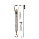 Pesola Kraftmesser bis 100 N für Zug- und Druckkraftmessung aus eloxiertem und abriebfreiem Aluminium