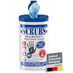 Scrubs 15 Count Container Handreinigungstücher entfernt hartnäckige Verschmutzungen problemlos