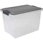 rothopro Stapel Aufbewahrungsbox mit Deckel Fassungsvermögen: 19,0 l
