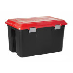 rothopro Werkzeugbox mit Deckel und Klickverschluss Fassungsvermögen: 60 l