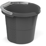 rothopro Eimer mit Henkel aus robustem Kunststoff mit Skala