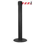 Gurtabsperrsystem Absperrpfosten mit ausziehbarem Gurtband