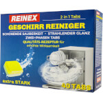 Reinex Geschirr Reiniger Ultra Tabs  extra stark für strahlenden Glanz und schonende Sauberkeit