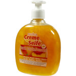 Regina Cremeseife Pfirsich mit ausgezeichneter Waschkraft und gutem Schmutzlösevermögen