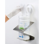 Wandhalterung Jumbodose für mikrozid AF und sensitive wipes Jumbo und mikrozid PAA wipes