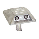 Schake Alumarkierungsnagel zwei Reflexlinsen einseitig mit Schaft zum Einsetzen