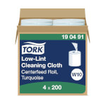 Tork 190491 Fusselarme Reinigungstücher Premium 1-lagig für Spendereimer W10