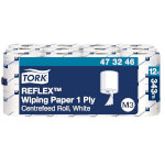 Tork 473246 Reflex Mehrzweck Papierwischtücher Advanced 1-lagig für Spendersystem M3