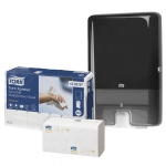 Tork Xpress Spender Premiuimset mit Multifold Handtücher Premium 2 lagig extra weich