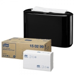 Tork Xpress Tischspender Universalset mit Multifold Handtücher Universal 2 lagig