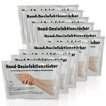 XXL-Händedesinfektionstücher ideal für unterwegs, auch für die Flächendesinfektion einsetzbar