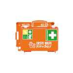 Söhngen Erste Hilfe Koffer Kindergarten QUICK-CD Kombi orange mit Spezialverbände in kindgerechten Abmessungen
