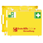 Söhngen Erste-Hilfe-Koffer EXTRA + Verwaltung MT-CD gelb mit Füllung nach DIN 13157 plus Erweiterung