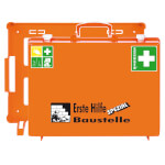 Söhngen Erste-Hilfe-Koffer Baustelle Basisinhalt nach DIN 13157 mit Zusatzbefüllung für Baustelle