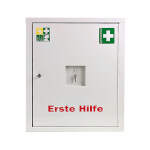 Söhngen Verbandschrank Eurosafe weiß mit Füllung nach DIN 13169