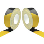 SafetyMarking WT-5561, Gewebeband 2-farbig gelb/schwarz zum verbinden, befestigen, bündeln, reparieren oder abdichten