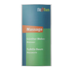 LINEA I Türschild leicht geschwungenes Design mit hochwertigem Aluminiumrahmen