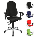 Topstar Bürostuhl Sitness 10 mit Body-Balance-Tec Gelenk und Lendenwirbelstütze