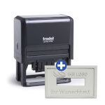 Trodat Printy 4726 mit individueller Textplatte Datumstempel mit max. 6 Textzeilen und Wunschtext