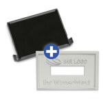 Ersatzplatte für Trodat 4727 mit individuellem Text Textplatte mit max. 6 Textzeilen