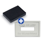 Ersatzplatte für Trodat 4729 mit individuellem Text Textplatte mit max. 6 Textzeilen