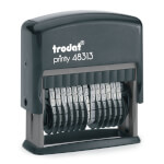 Trodat Printy 48313 Ziffernbänderstempel 3,8 mm Schrifthöhe
