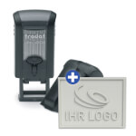 Trodat Printy 4908 mit individueller Textplatte Textstempel mit max. 2 Textzeilen und Wunschtext