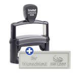 Trodat 5204 Professional mit individueller Textplatte wolkdirekt Textstempel mit max. 6 Textzeilen + Wunschtext