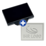 Ersatzplatte für Trodat 5206 mit individuellem Text wolkdirekt Textplatte mit max. 8 Textzeilen + Wunschtext