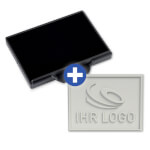 Ersatzplatte für Trodat 5208 mit individuellem Text wolkdirekt Textplatte mit max. 13 Textzeilen + Wunschtext