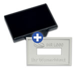 Ersatzplatte für Trodat 5460 mit individuellem Text wolkdirekt Textplatte mit max. 6 Textzeilen + Wunschtext