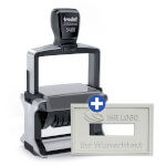 Trodat 5480 Professional 4.0 Datum mit individueller Textplatte wolkdirekt Datumstempel mit max. 13 Textzeilen + Wunschtext