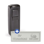 Trodat Pocket Printy 9512 mit individueller Textplatte Textstempel mit max. 5 Textzeilen und Wunschtext