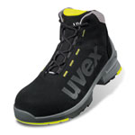 uvex 1 Sicherheitsschuhe 85458 S2 ESD SRC gelb schwarz metallfreie Stiefel mit besonders geringem Gewicht