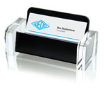 Wedo Visitenkartenhalter Acryl Exclusive Design in edler Optik, Material: Acrylglas