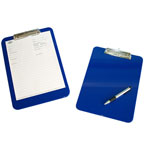 Klembrett A4, stabiles Kunststoff Klemmbrett,