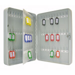 Wedo Schlüsselschrank aus Stahlblech mit Zylinderschloss und Vorrichtung für 110 Schlüssel