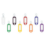 Wedo Schlüsselanhänger mit S-Haken Kunststoff, verschiedene Farben auswählbar