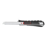 Wedo Cutter 2in1Cuttermesser automatischer Klingenrückzug, zusätzliche Rasterautomatik