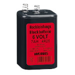 Wemas Batterie Zink/Kohle grey 4R25 7 Ah 6V Blockbatterie für Warnleuchten
