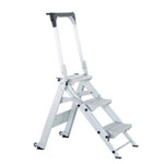 Treppen Sicherheitstreppen, klappbar ZARGES Z 500, stabiles Leichtmetall, 