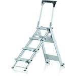 Treppen Sicherheitstreppen, klappbar ZARGES Z 500, stabiles Leichtmetall, 