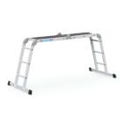 Zarges Multitec M Anlege/Stehleiter Arbeitspodest 4 x 3 Sprossen, Arbeitshöhe bis 4,45 m