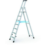 Leitern Stufen - Stehleitern, einseitig begehbar ZARGES Z 300, mit Ablageschale, große Standplattform,