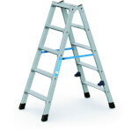 Zarges Nova B  Stufen-Doppelleiter, beidseitig 2 x 5 Stufen, Arbeitshöhe 2,55 m