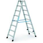 Leitern Stufen - Stehleitern, beidseitig begehbar ZARGES Z 300, robuste, stabile Stufenkonstrukion,