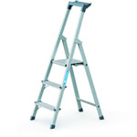 Leitern Stufen - Stehleitern, einseitig begehbar ZARGES Z 200, Holme abriebfest eloxiert,