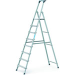 Leitern Stufen - Stehleitern, einseitig begehbar ZARGES Z 200, Holme abriebfest eloxiert,